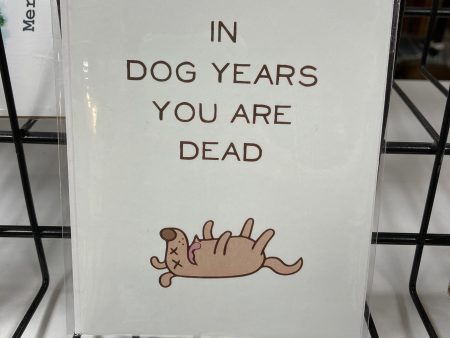 CARD: IN DOG YEARS DEAD Supply