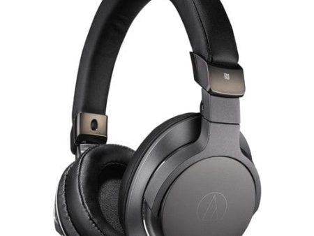 Audio-Technica Bluetooth Wireless Over-Ear High Resolution Headphones with Mic & Control - Black Online Sale