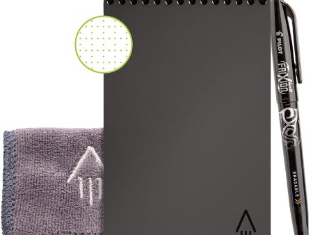 Rocketbook Everlast Mini Smart Reusable Notebook with Pen and Microfiber Cloth, Space Gray Discount