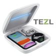 TEZL 4 in 1 Multi port Charging Station and Sanitation Box Online Sale