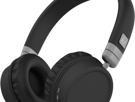 Kitsound Harlem 2 Wireless On-Ear Headphones, Black For Sale