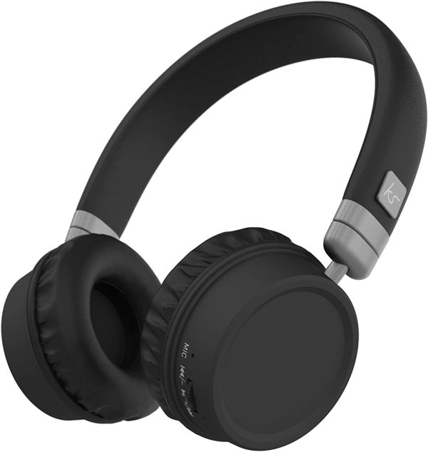 Kitsound Harlem 2 Wireless On-Ear Headphones, Black For Sale