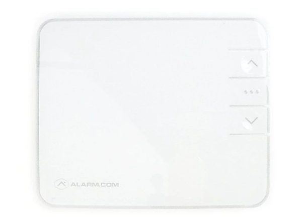 Alarm.com 3-Stage Heat, 2-Stage Cooling, AA Battery Programmable Smart Thermostat, White Sale