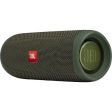 JBL Flip 5 Waterproof Bluetooth Speaker Forest Green Online