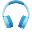 JBL Kids On-Ear Headphones Wired Blue For Discount