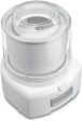 Cuisinart 1.5 Quart Frozen Yogurt, Ice Cream and Sorbet Maker, White Online Sale