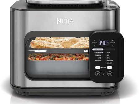 Ninja 14-in-1 Multicooker, Oven & Air Fryer, 15-Min Meals, 3 Accessories, Grey - Certified Refurbished Hot on Sale