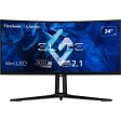 ViewSonic Elite 2K 34  1440p Curved Gaming Monitor - Certified Refurbished Online