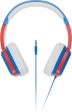 Kitsound Childern s Noise-Canceling Over-Ear Headphones, Blue Online Sale