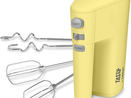 Tasty by Cuisinart Hand Mixer, Yellow For Sale