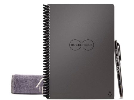 Rocketbook Core Executive Notebook Lined 36 Pages 6  x 8.8  Gray Online now