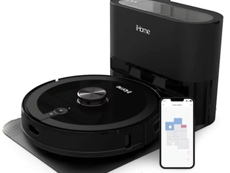 iHome AutoVac Nova Pro, LIDAR Navigation, 2700pa, Hard Floors and Carpet Robot Vacuum and Mop Combo - Certified Refurbished Grade A Discount