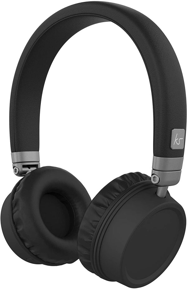 Kitsound Harlem 2 Wireless On-Ear Headphones, Black For Sale