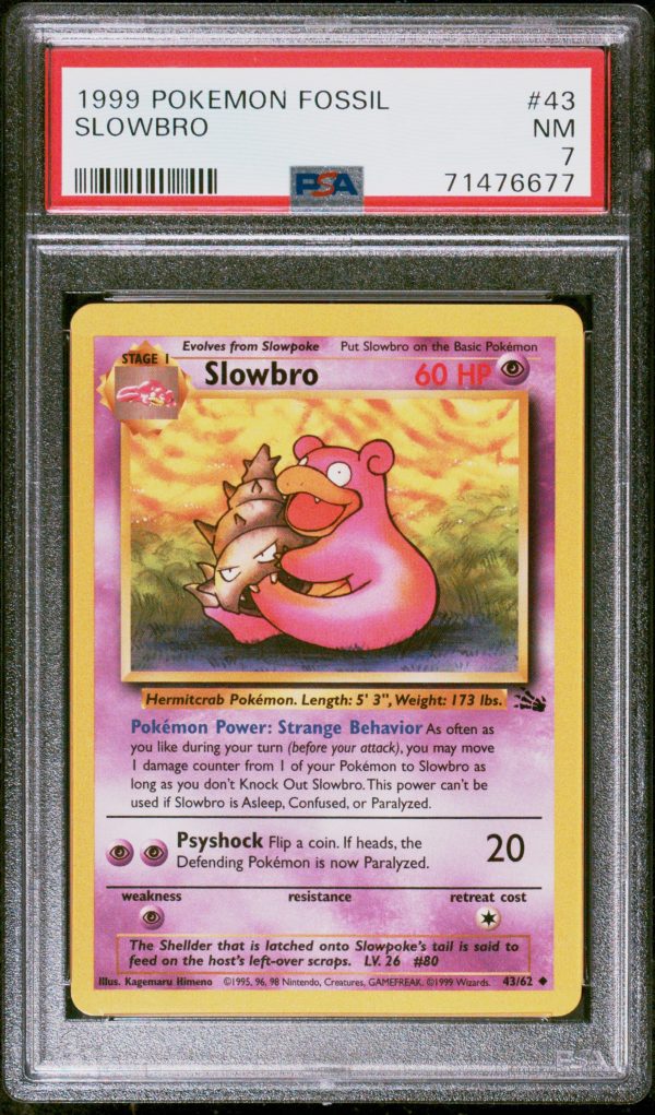 Slowbro 43 62 Fossil PSA 7 71476677 Online