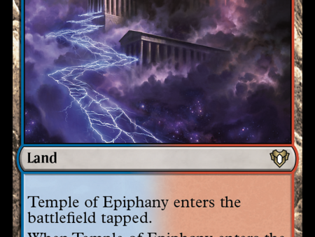 Temple of Epiphany [Commander Masters] For Sale