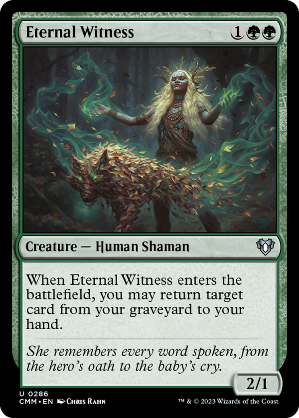 Eternal Witness [Commander Masters] Fashion