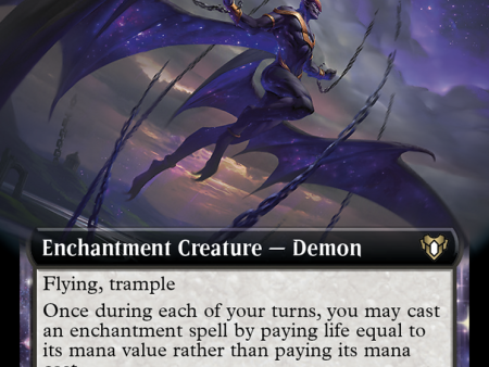 Demon of Fate s Design (Extended Art) [Commander Masters] Cheap