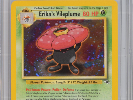 Erika s Vileplume 5 132 Gym Heroes CGC 8 3753641012 Sale