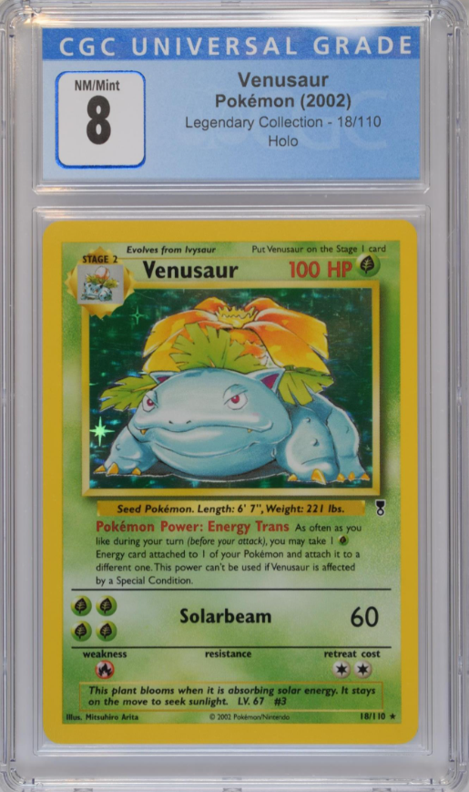 Venusaur 18 110 Legendary Collection CGC 8 3754335021 on Sale