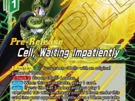 Cell, Waiting Impatiently (BT21-071) [Wild Resurgence Pre-Release Cards] Fashion