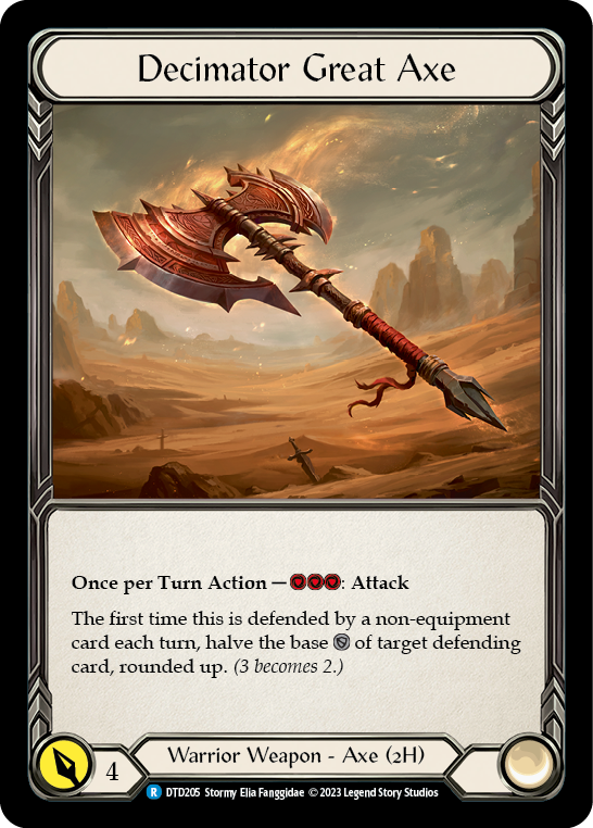 Decimator Great Axe [DTD205] (Dusk Till Dawn) Cheap