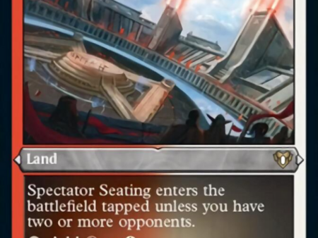 Spectator Seating (Foil Etched) [Commander Masters] Cheap