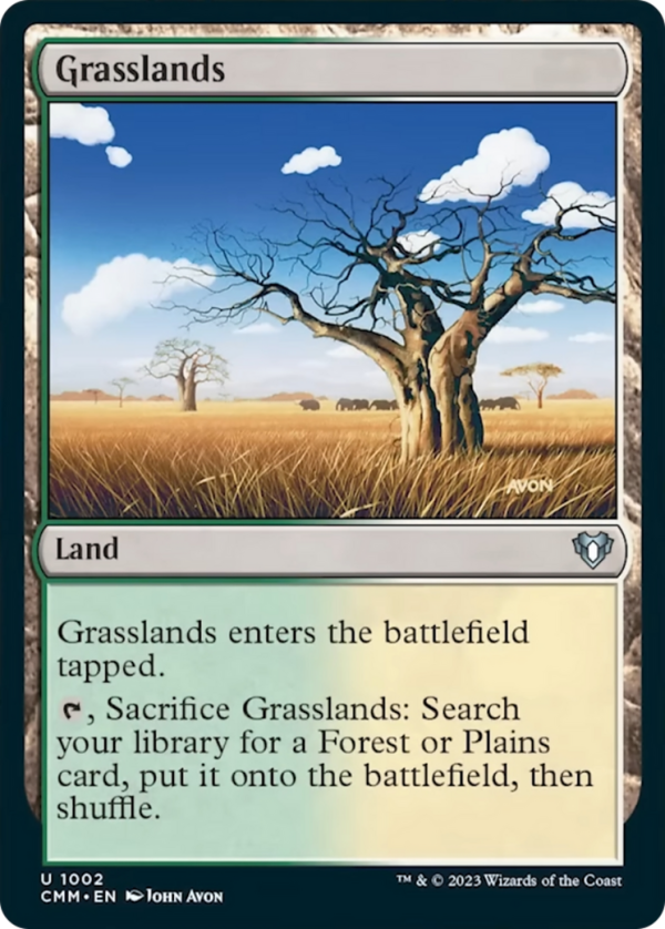 Grasslands [Commander Masters] Hot on Sale