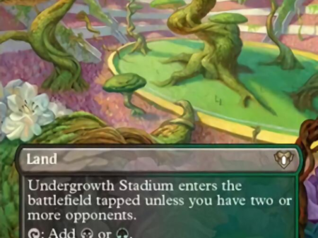 Undergrowth Stadium (Borderless Alternate Art) [Commander Masters] Fashion