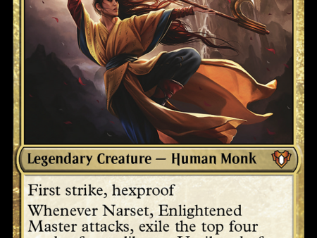 Narset, Enlightened Master [Commander Masters] Hot on Sale