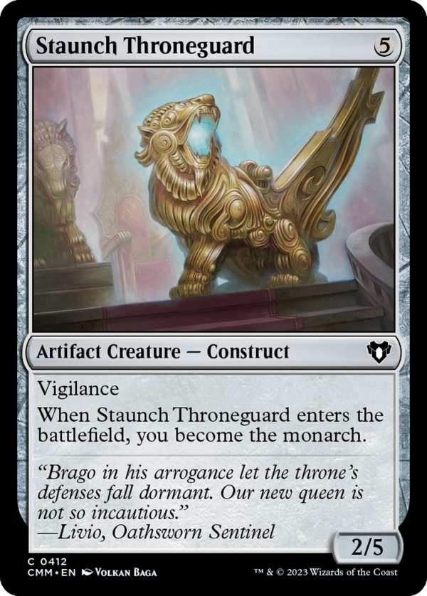 Staunch Throneguard [Commander Masters] Discount