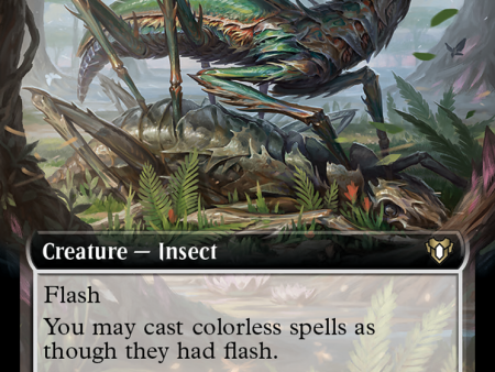 Skittering Cicada (Extended Art) [Commander Masters] Cheap