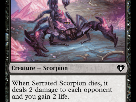 Serrated Scorpion [Commander Masters] Online now