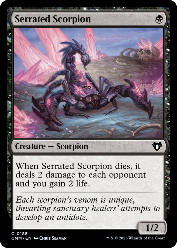 Serrated Scorpion [Commander Masters] Online now