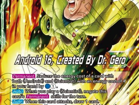 Android 16    Android 16, Created By Dr. Gero (P-495) [Promotion Cards] Cheap