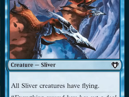 Winged Sliver [Commander Masters] Hot on Sale